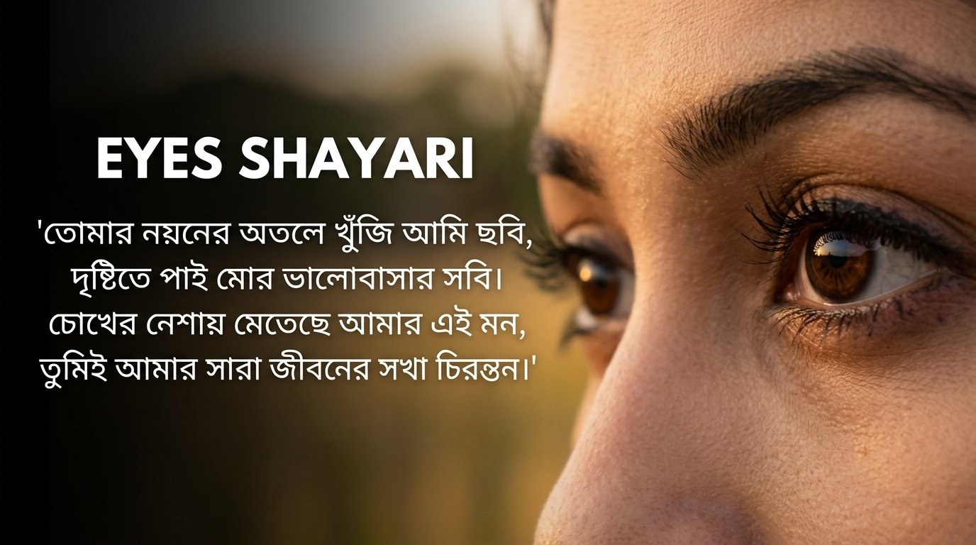 Aankhen / Eyes Shayari in Bangla