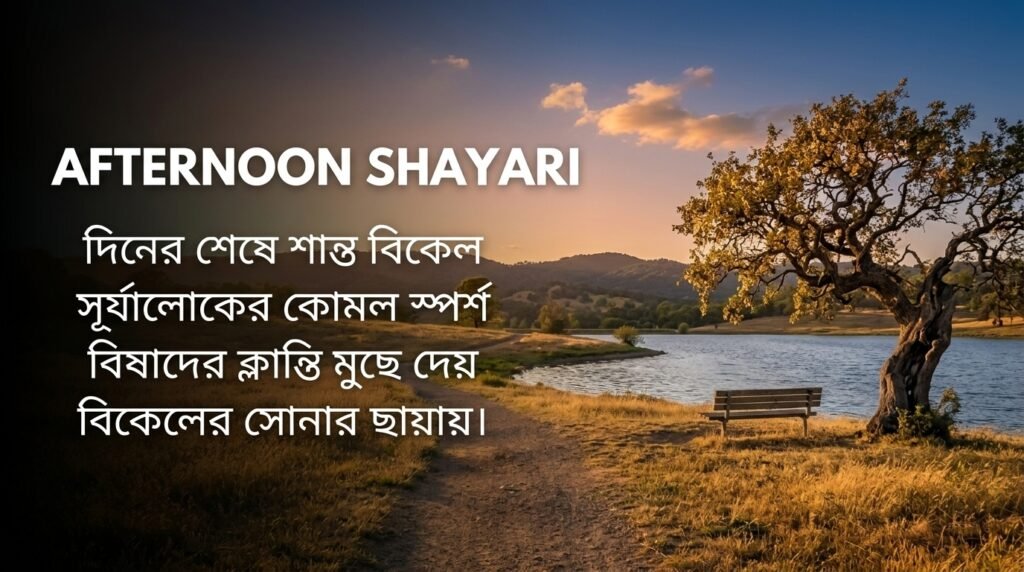 Afternoon Shayari in Bangla