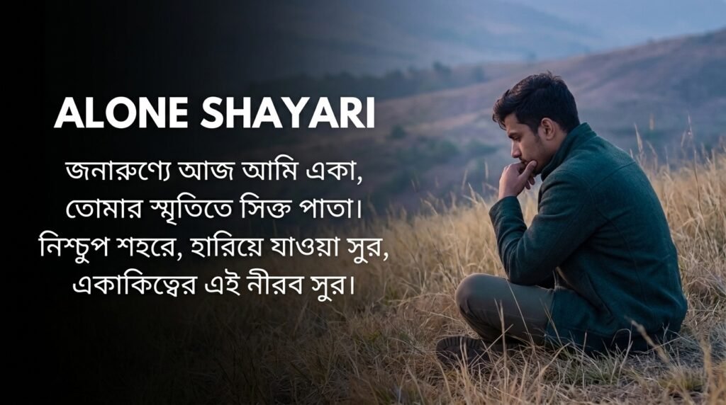 Alone / Akelapan Shayari in Bangla