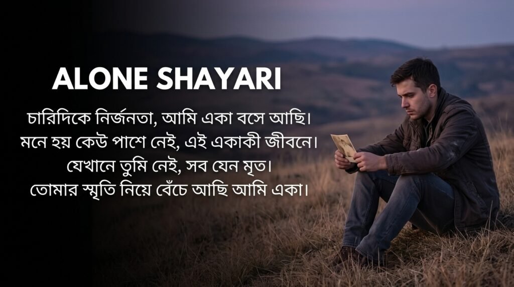 Alone / Akelapan Shayari in Bangla