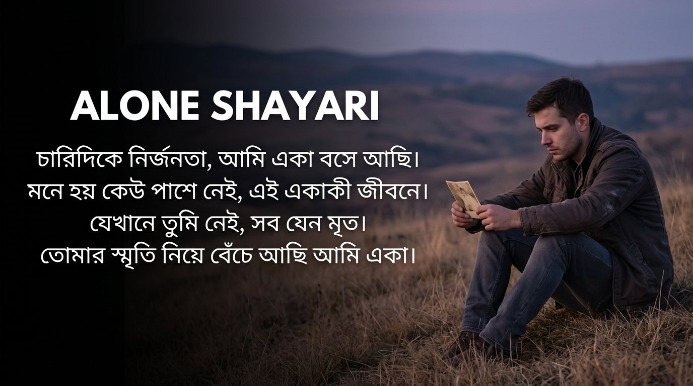 Alone / Akelapan Shayari in Bangla