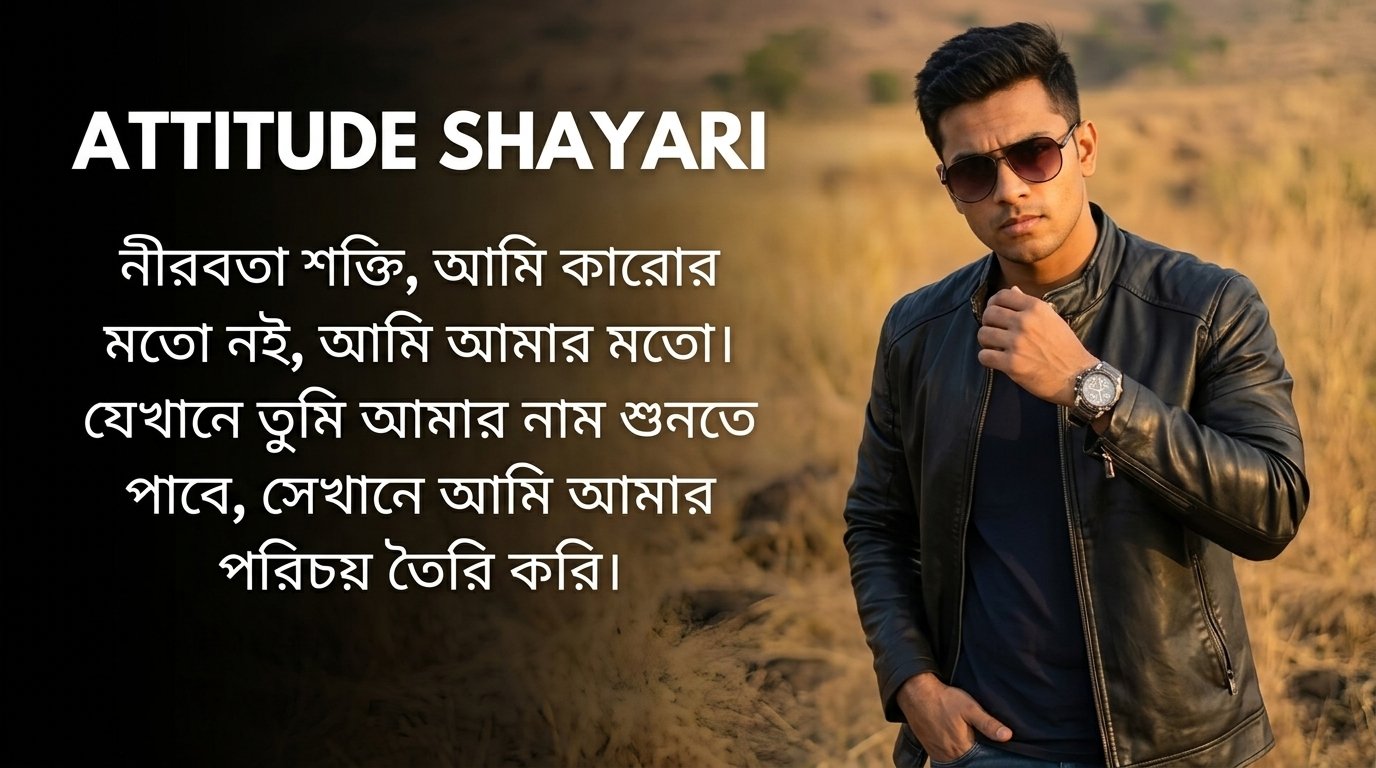 Attitude Shayari in Bangla
