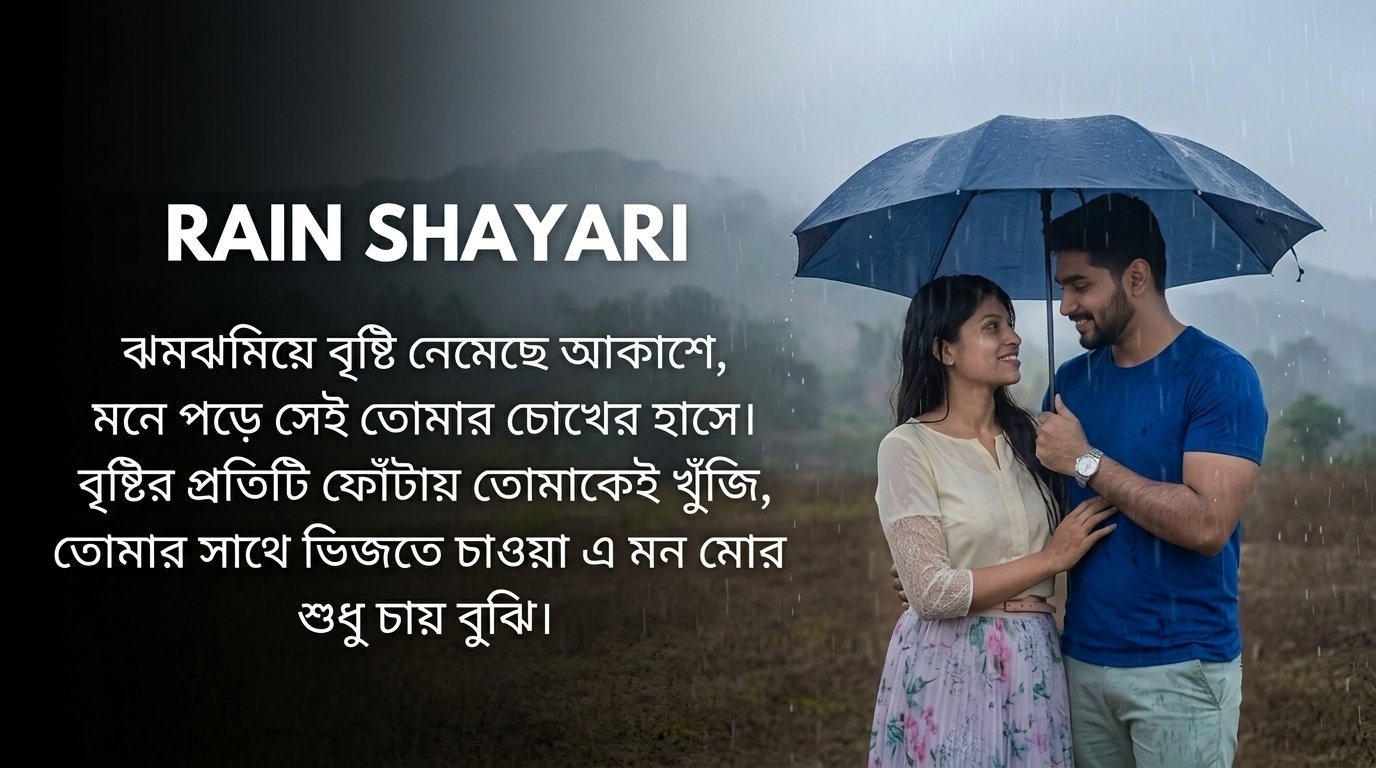 Barish / Rain Shayari in Bangla