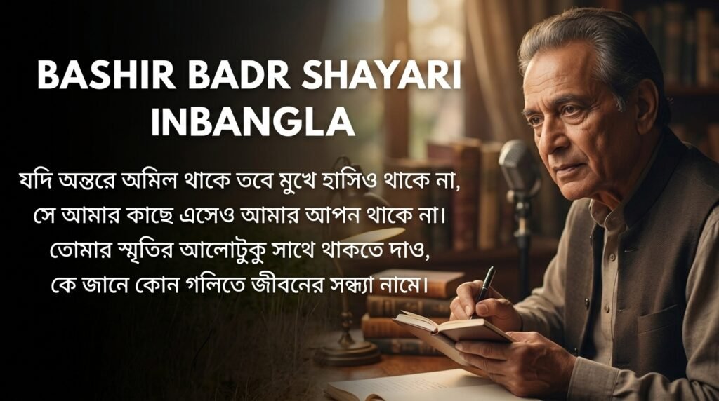 Bashir Badr Shayari in Bangla