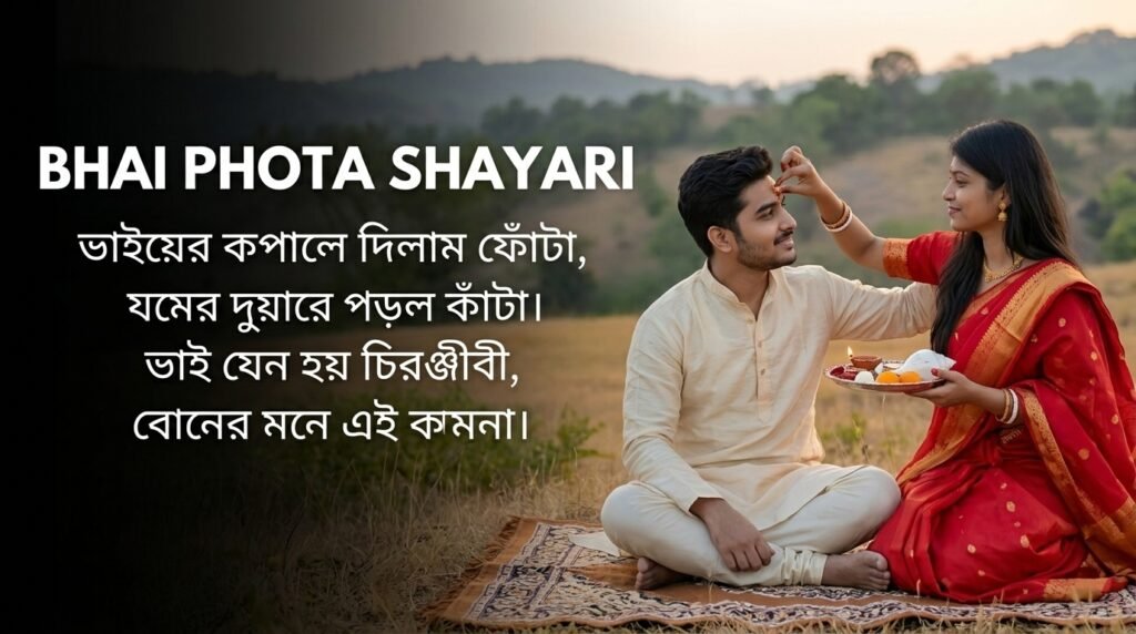 Bhai Phota Shayari in Bangla