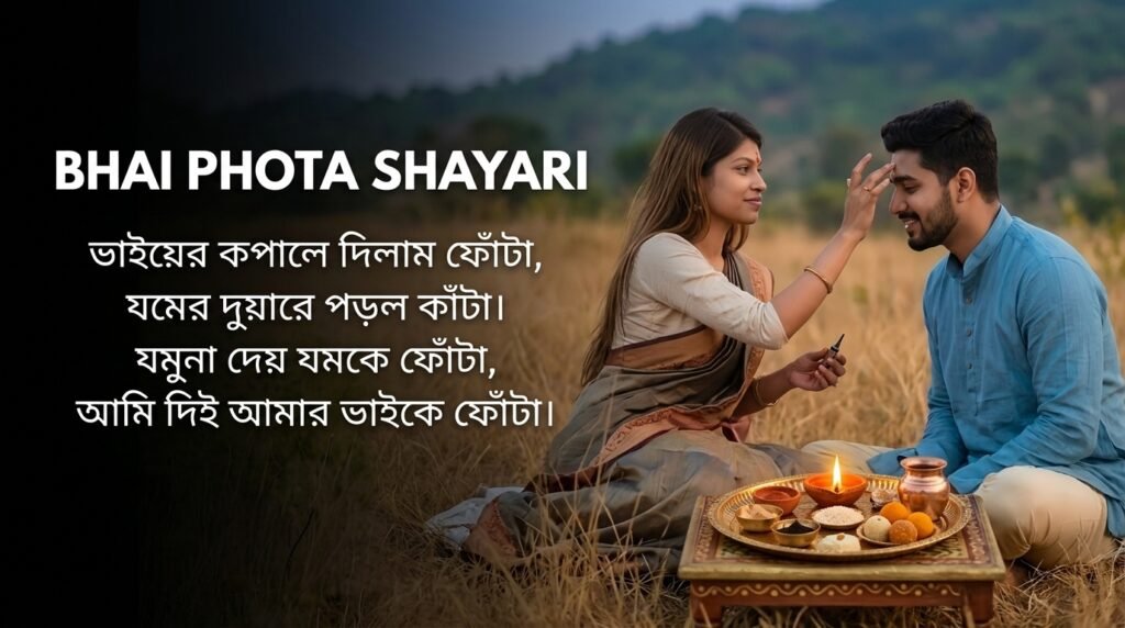 Bhai Phota Shayari in Bangla