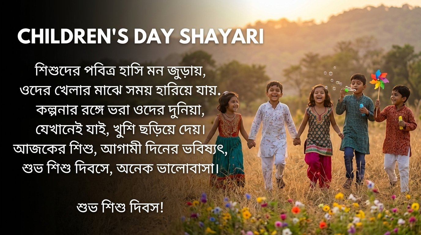Children's Day Shayari in Bangla