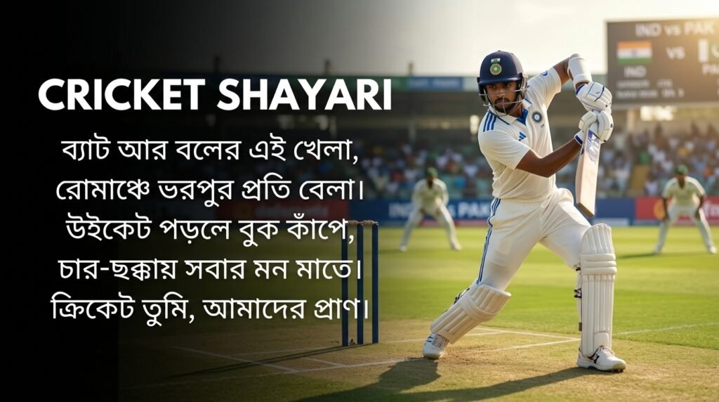Cricket Shayari in Bangla