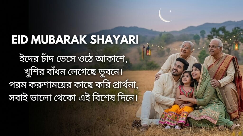 Eid Mubarak Shayari in Bangla