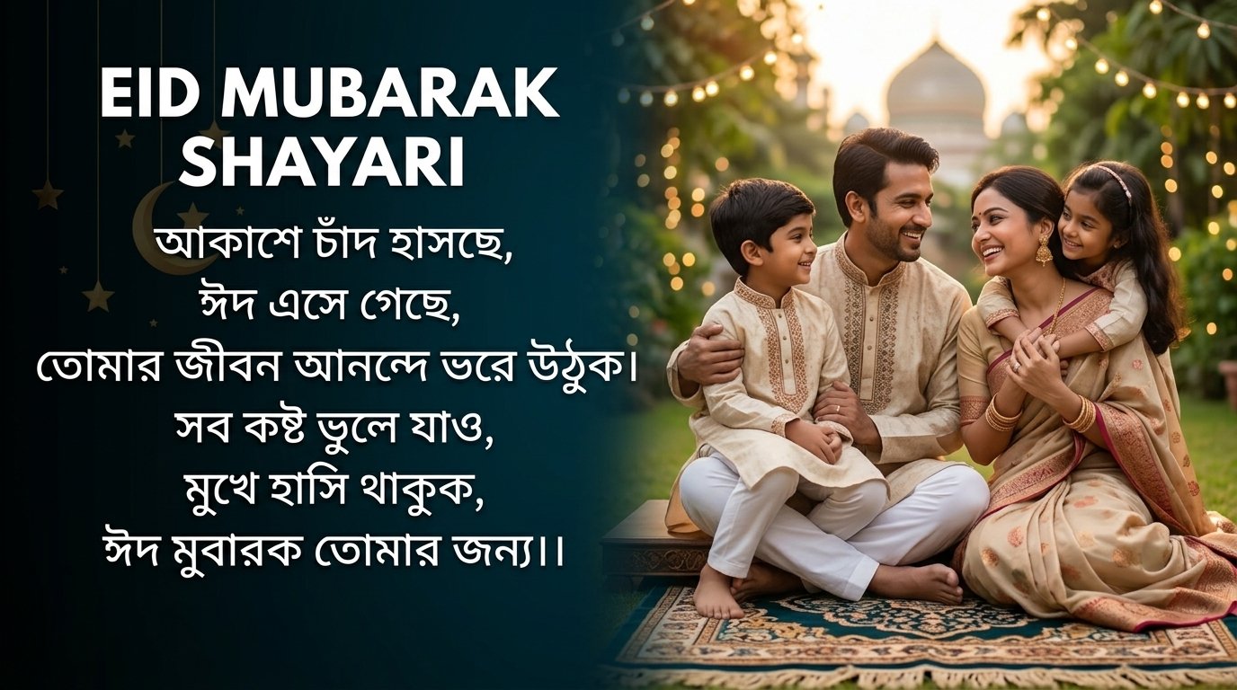 Eid Mubarak Shayari in Bangla