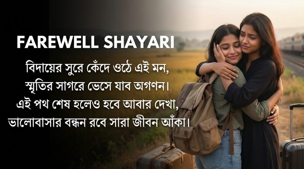 Farewell Shayari in Bangla
