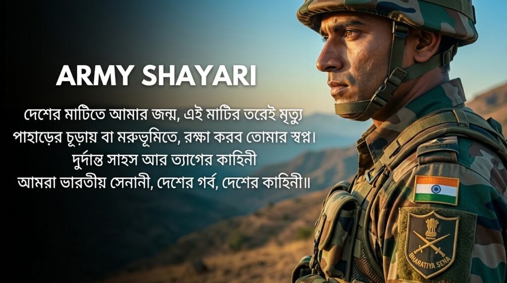 Army / Fauji Shayari in Bangla