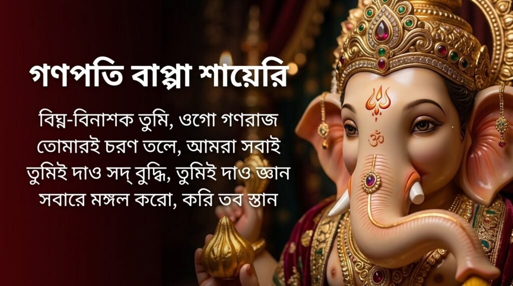 Ganpati Bappa Shayari in Bangla