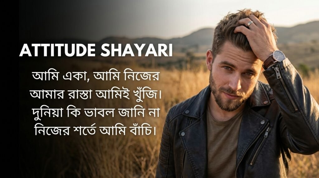 Ghamand / Attitude Shayari in Bangla