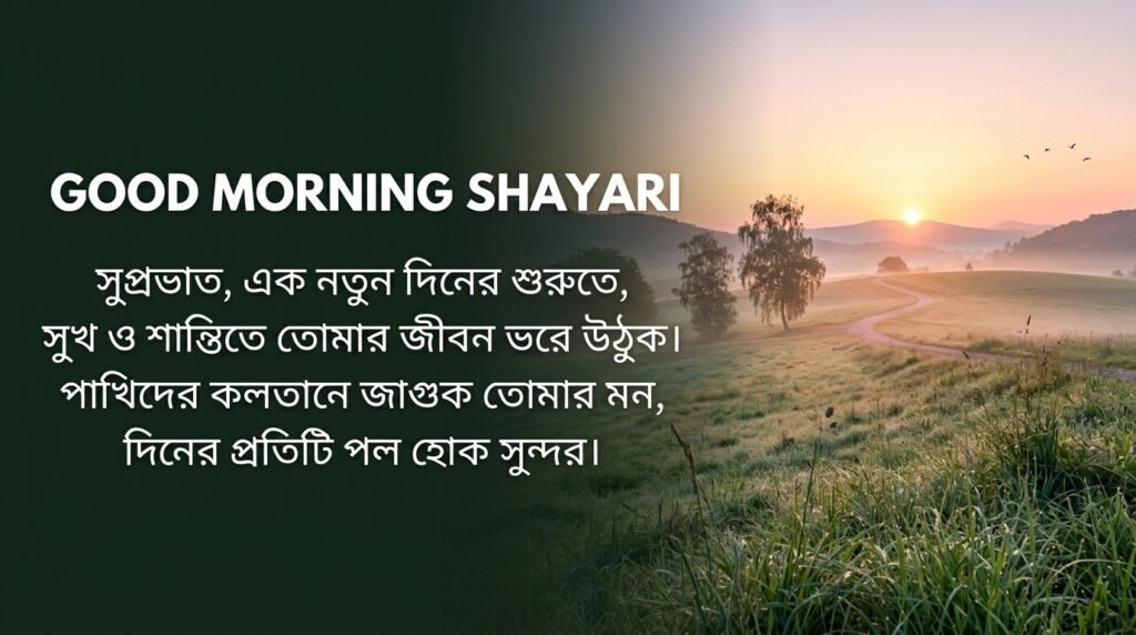 Good Morning Shayari in Bangla