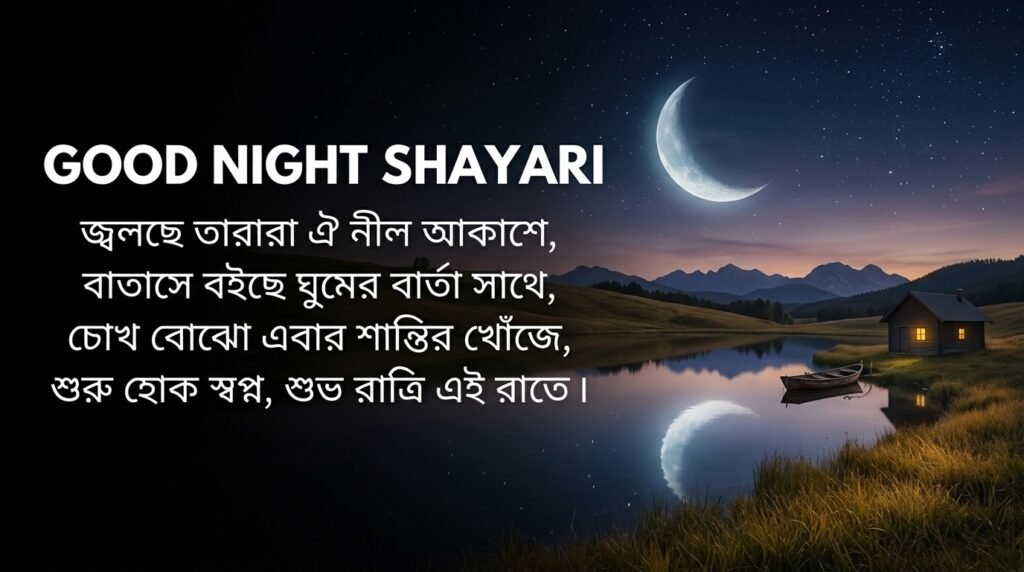 Good Night Shayari in Bangla