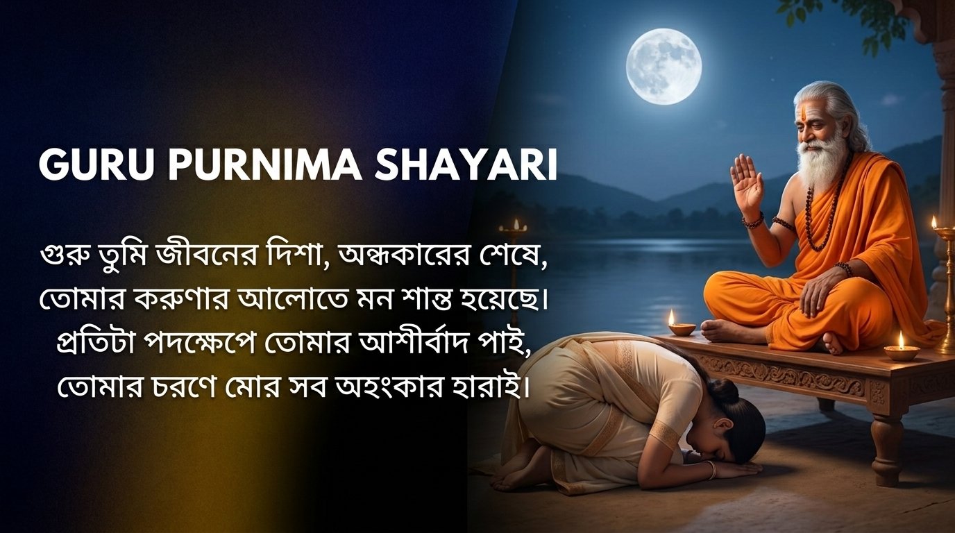 Guru Purnima Shayari in Bangla