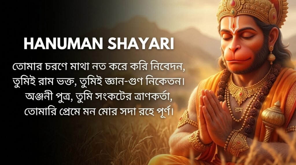 Hanuman Ji Shayari in Bangla