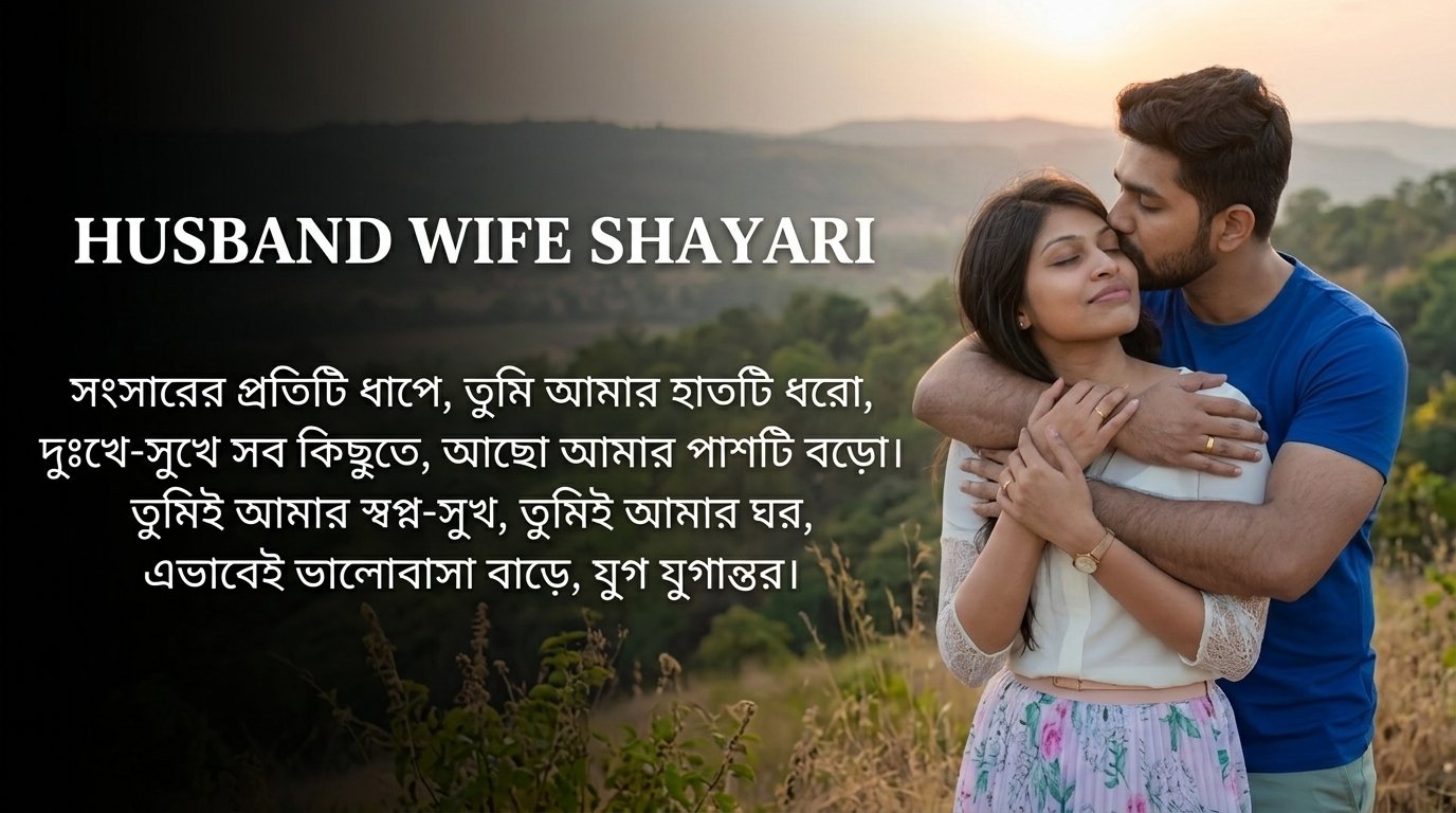 Husband Wife Shayari in Bangla