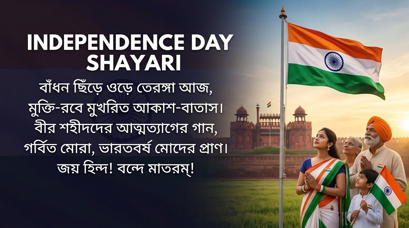 Independence Day Shayari in Bangla