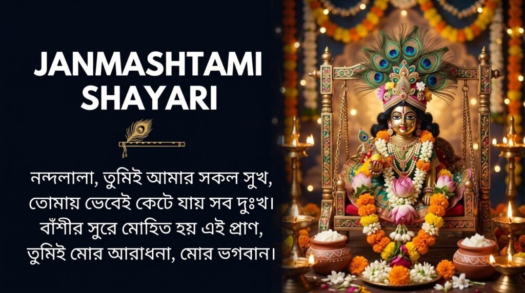 Janmashtami Shayari in Bangla