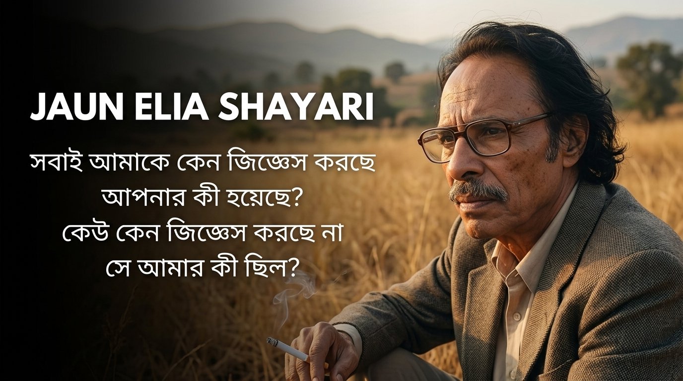 Jaun Elia Shayari in Bangla