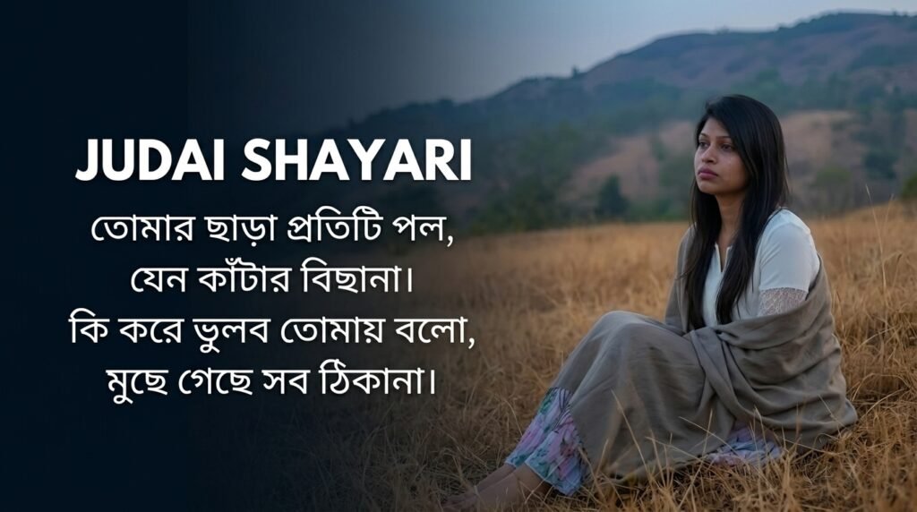 Judai Shayari in Bangla