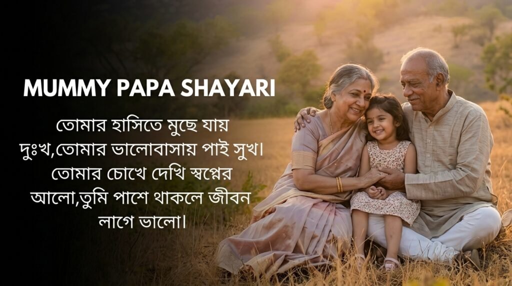 Mummy Papa Shayari in Bangla