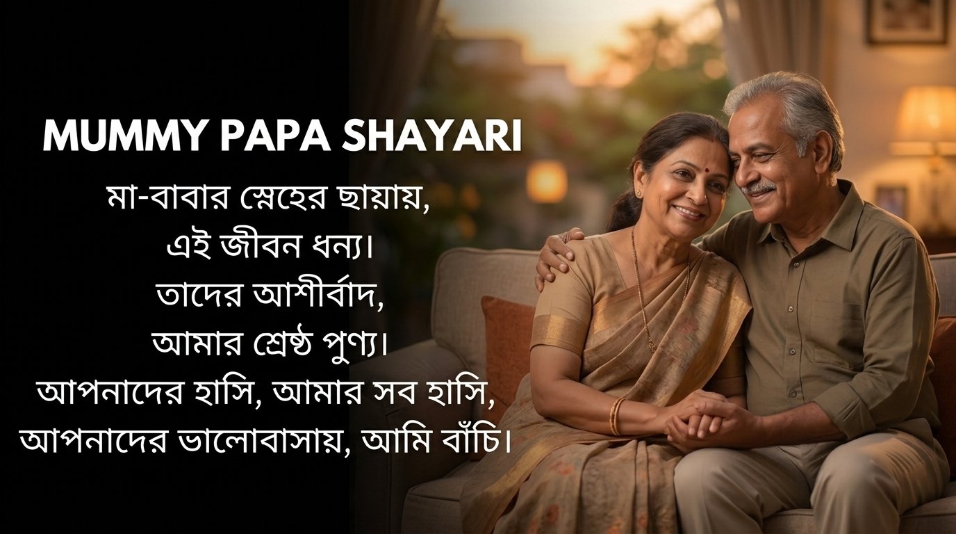 Mummy Papa Shayari in Bangla