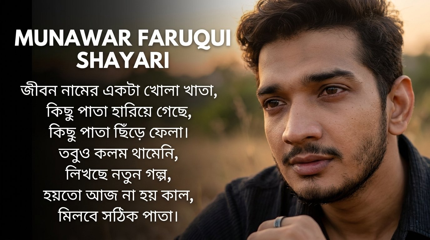 Munawar Faruqui Shayari in Bangla
