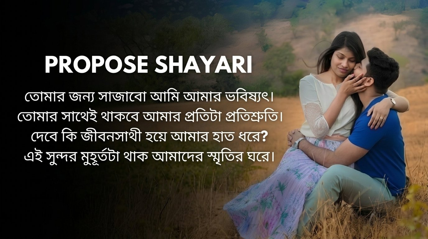 Propose Shayari in Bangla