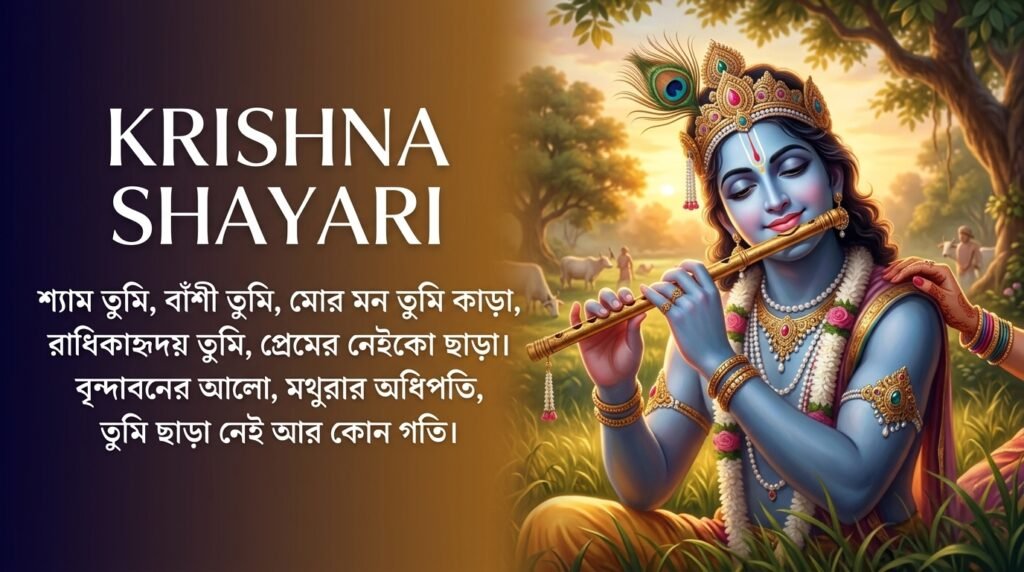 Krishna / Radha Krishna Shayari in Bangla