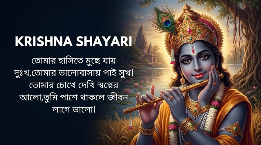 Krishna / Radha Krishna Shayari in Bangla
