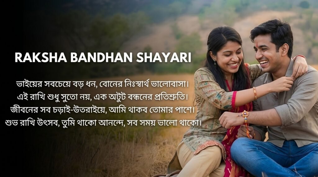 Raksha Bandhan Shayari in Bangla