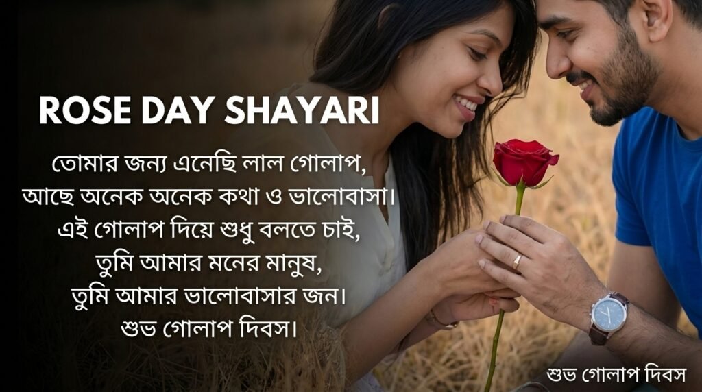 Rose Day Shayari in Bangla