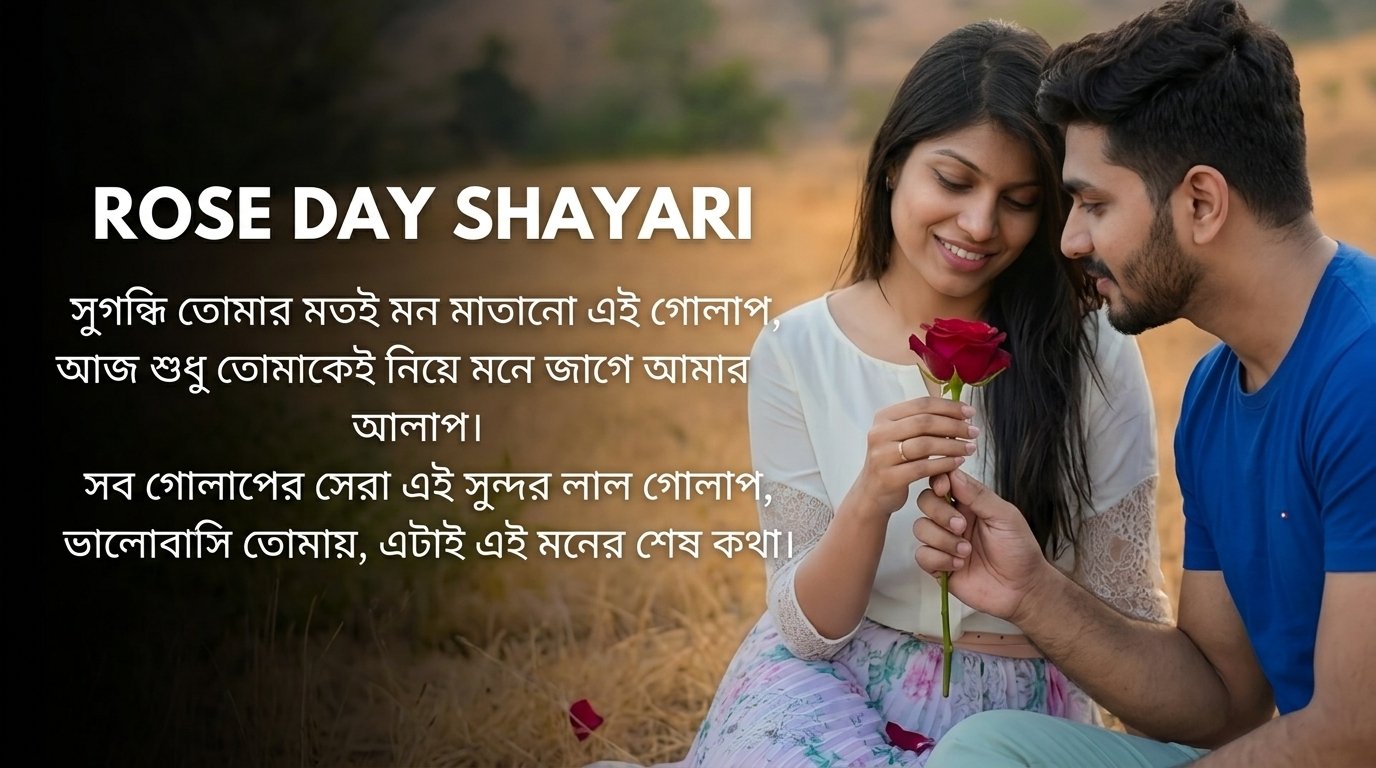 Rose Day Shayari in Bangla