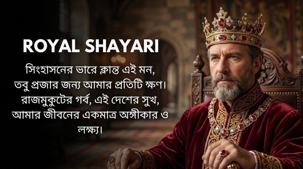 Royal / King Shayari in Bangla royal-shayari