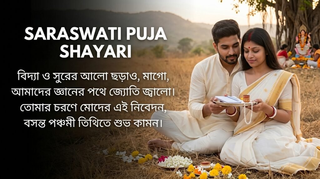 Saraswati Puja Shayari in Bangla
