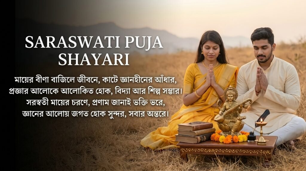 Saraswati Puja Shayari in Bangla