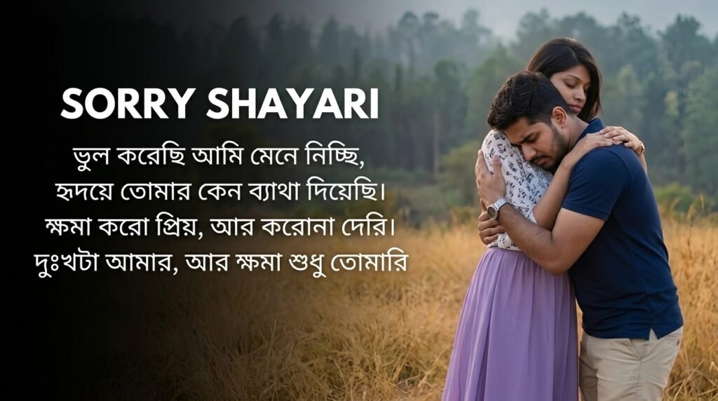 Sorry / Maafi Shayari in Bangla