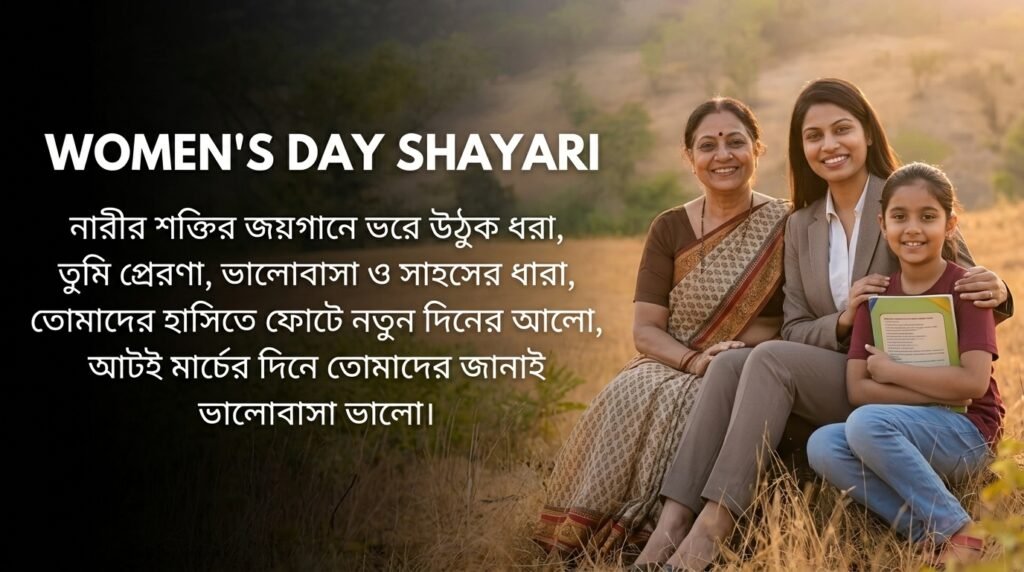 Women's Day Shayari in Bangla